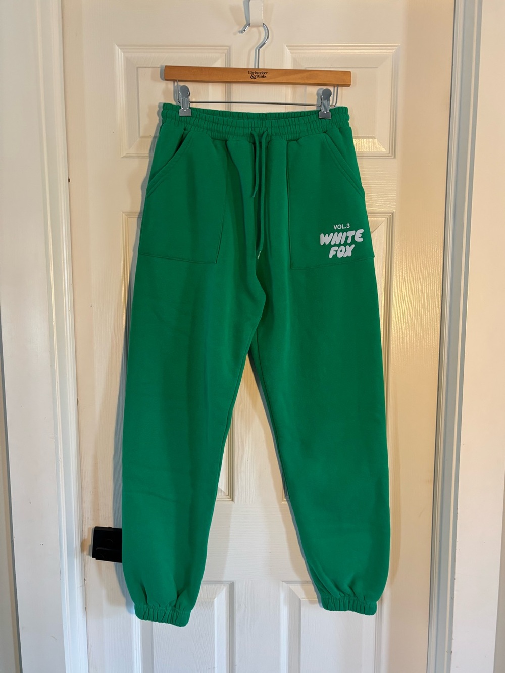 White Fox Green Jogger